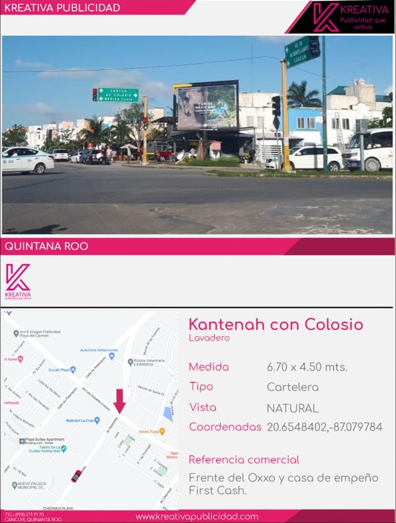 Kantenah con Colosio (Lavadero), Playa del Carmen